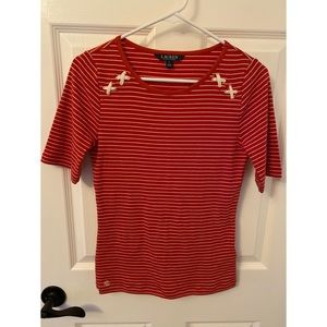 EUC Ralph Lauren Coral T-Shirt